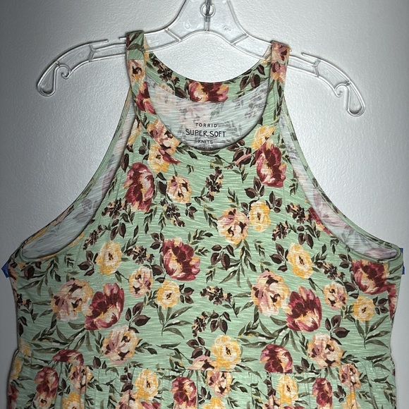 Torrid Super Soft High Neck Babydoll Tank Sz 2 - Picture 4 of 8